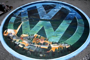 Das VW Logo, Schliersee
